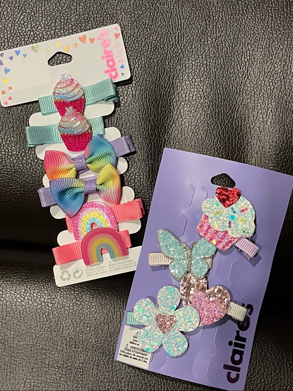 Claire’s Girls Hair Clip Bundle | 10 Colorful Clips | NWT